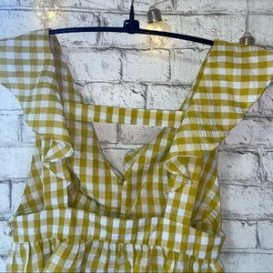 Nasty gal checkers crop tank